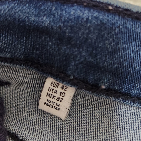 ZARA BLUE JEANS SIZE 10 - Picture 6 of 13